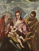 GRECO, El Holy Family with